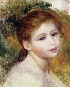 Pierre Renoir Head of a Woman oil painting artist